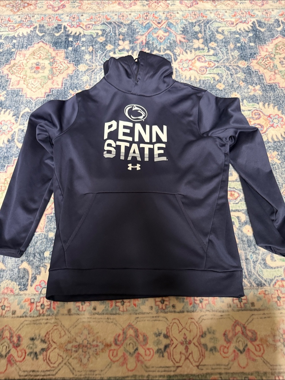 Under Armour Navy Penn State Pullover Hoodie